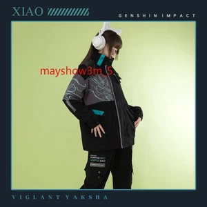 Genshin Impact Xiao Cosplay Mode Hoodies Mantel Freizeit Sweatshirt Hosenanzug - Bild 1 von 26