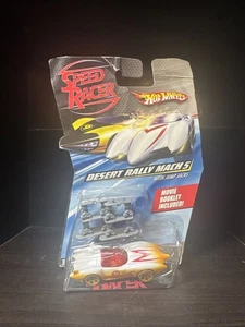 Hot Wheels Speed Racer Desert Rally Mach 5 Diecast Race car W Jump Jacks M5930 - Picture 1 of 6