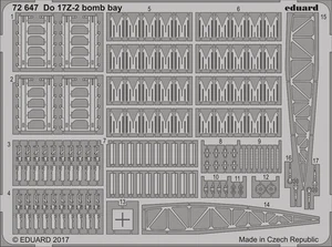 EDUARD 72647 DO 17Z-2 BOMB BAY 1/72 - Picture 1 of 1