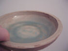 Keramikschale, klein ausgefallen natur trkis, 13 cm Durchmesser, Designer Deko