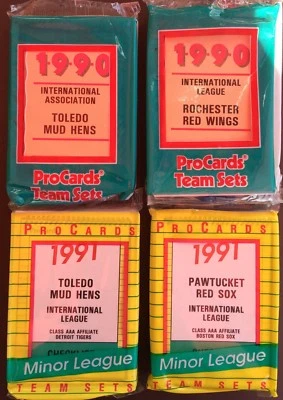 1991 ProCards TOLEDO MUD HENS-Tigers Minor League UNOPENED Team Set  B2018718 - Image 1 of 4