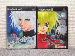 PS2 Tales of Rebirth & Destiny 2 game set Japanese Ver - Picture 1 of 4
