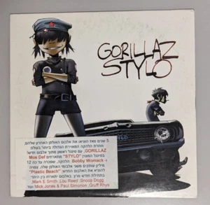 GORILLAZ stylo RARE ISRAELI PROMO CD SINGLE 3 tr - Picture 1 of 3