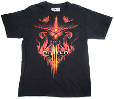 DIABLO game T shirt size L large by BLIZZARD dragon excellent condition