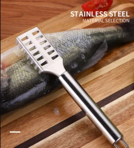 Fischentschupper Fischmesser Fischschupper Schaber Küchenzubehör Angelzubehör - Bild 1 von 8