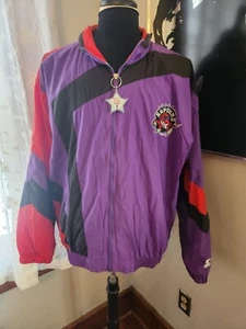 Chaqueta cortavientos vintage 1994 Starter Toronto Raptors talla XL - Imagen 1 de 13