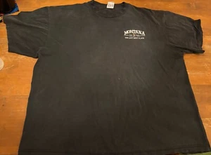 Vintage 90’s Montana “The Last Best Place” Made In USA T-Shirt XXL Black Shirt - Picture 1 of 4
