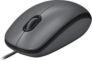 Logitech Kabelgebundene USB-Maus, 3 Tasten, 1000 DPI Optical Tracking - Bild 1 von 6