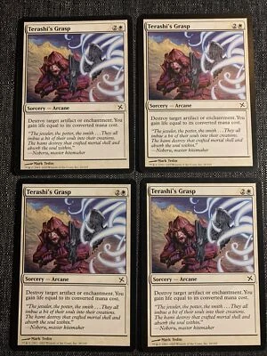 4x Terashi's Grasp NM-LP Betrayers of Kamigawa MTG Magic The Gathering - Image 1 of 2