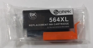564XL Black Ink Cartridges Factory Sealed Sotek - Picture 1 of 4
