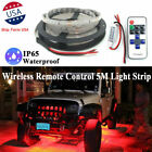 Fit GMC Sierra 5M Red LED Neon Accent Underbody Lamp Under Car Glow Kit