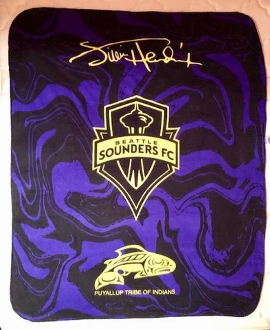 Seattle Sounders 2021 SGA Jimi Hendrix Inspired Fleece Blanket 50" x 60"  NEW Cover