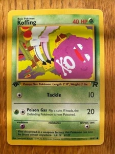 Pokemon Card KOFFING 58/62 - Never Played - Picture 1 of 1