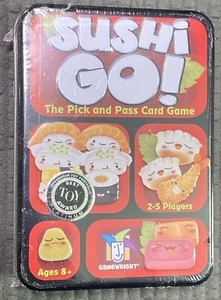 Sushi Go! - The Pick and Pass Card Game New Sealed In Tin/Box - FREE Shipping - Picture 1 of 6