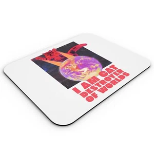 Tapis de Souris Chat Destroyer of Worlds Collage Art Retro Illustration Parodie - Photo 1/2