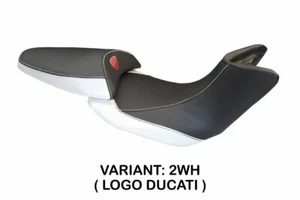 Ducati Multistrada 2010 - 2011 Tappezzeria Italia White Seat cover Anti slip - Picture 1 of 1