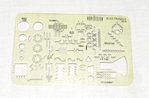 Rapidesign 31 Elektroneer-Vorlage - 6,1/2 x 4,1/4 Zoll - Bild 1 von 1