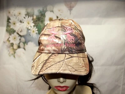 Under Armour Mujeres Caza Camuflaje Cuerno Logo Rosa Sombrero Gorra de Béisbol NUEVO Foto 1 de 4