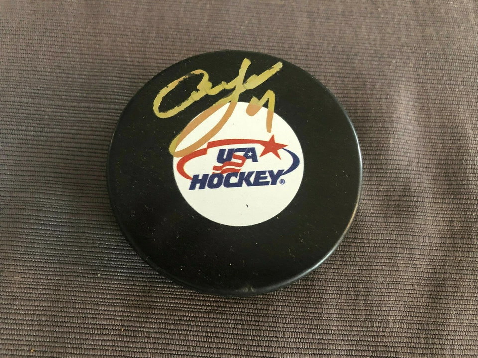 CAM FOWLER AUTÓGRAFO EE. UU. PUCK ANAHEIM DUCKS Foto 1 de 1