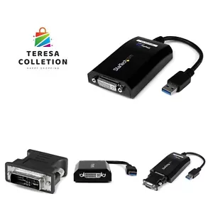 USB 3.0 to DVI / VGA Adapter - 2048x1152 - External Video & Graphics Card - D... - Picture 1 of 9