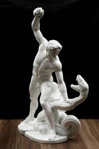 Hercules (Heracles) Fight Achelous Metamorphosed into a Snake Statue - Picture 1 of 8