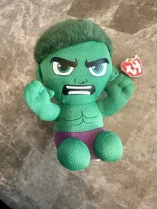 "Ty Beanie Baby Hulk Marvel - 6,5""" - Imagen 1 de 3