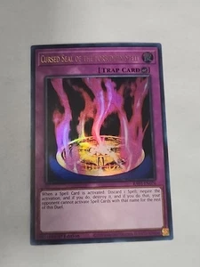Cursed Seal of the Forbidden Spell (PUR) - RA03-EN076 - NM - Ultimate Rare - Picture 1 of 2