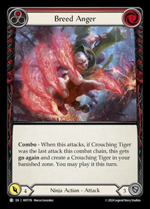Breed Anger - Red - Rainbow Foil - Part the Mistveil Flesh & Blood - Picture 1 of 1