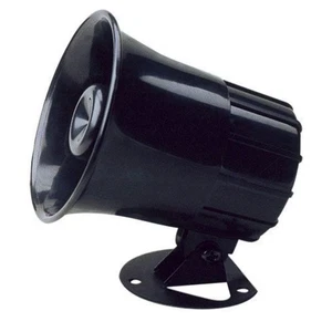 Electronic Siren 12V 20W 1/6 Tones DC 6-14V Ø 89 x 103(L) mm 112dB - Picture 1 of 1