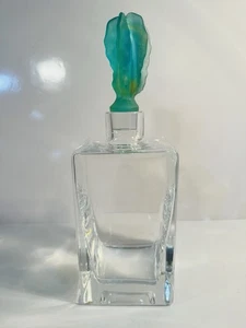 Rare Daum Hilton McConnico Decanter Pate De Verre Cactus Stopper MINT Condition! - Picture 1 of 13