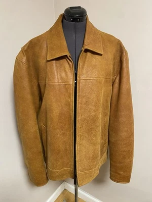 Chaqueta de cuero envejecido Wilsons M Julian marrón XL Foto 1 de 4