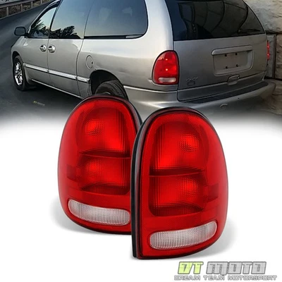 1996-2000 Chrysler Town & Country Caravan Voyager Tail Lights Brake Lamps Pair - Изображение 1 из 4