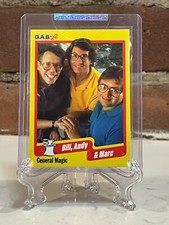 G.A.S. Trading Cards S2 #10 General Magic Rookie YELLOW BORDER 7 of /100 GAS