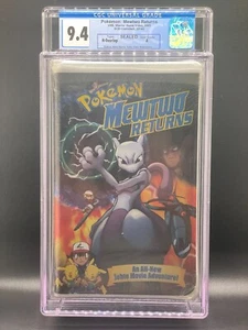 Pokemon Movie Mewtwo Returns Factory Sealed Graded Anime VHS Tape CGC 9.4 Seal A - Picture 1 of 2
