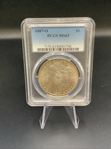 Dólar de plata Morgan 1887-O MS63 PCGS - Imagen 1 de 2