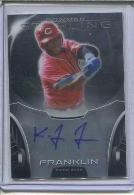 2013 Bowman Sterling Prospect Auto Kevin Franklin #BSAP-KF Auto - Image 1 of 2