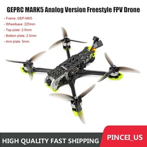 GEPRC MARK5 Analog Version Freestyle FPV Drone 5" Long Range FPV Quadcopter - Picture 1 of 12