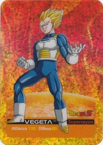 Lamincards Dragon Ball Z Edibas Serie X-Metal VEGETA N F13 F - Imagen 1 de 4