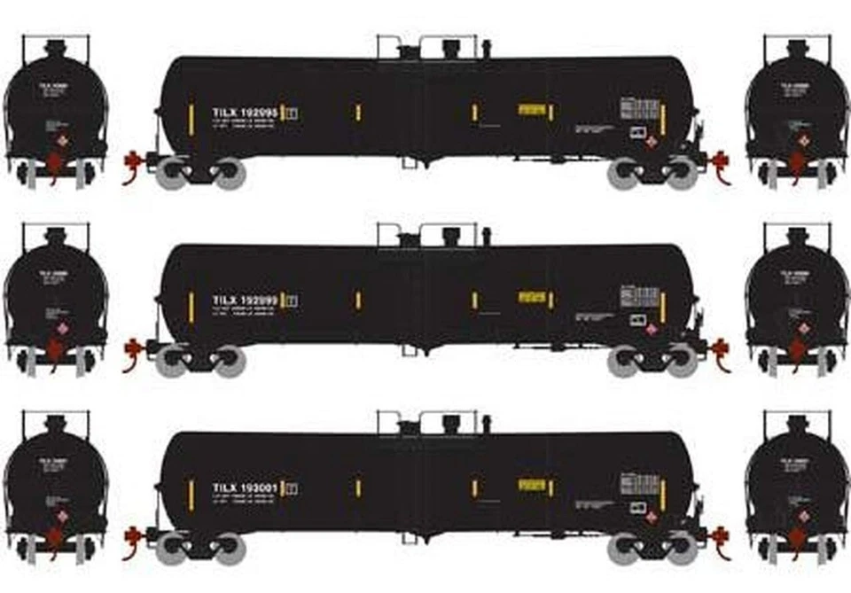N Athearn ATH16522 30,000-Gallon Ethanol Tank TILX Rd# 192997, 193006, & 193014 - Image 1 of 1