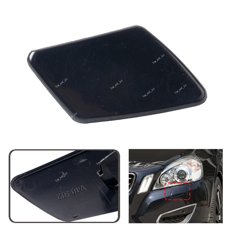  Cap for VOLVO S40 V50 05 06 07 Unpainted Headlight Washer Nozzle Cover-RH Foto 1 de 4