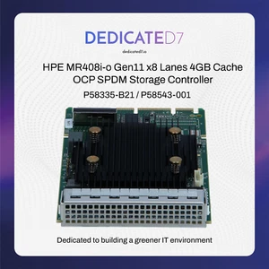 HPE MR408i-o Gen11 x8 Lanes 4GB Cache OCP SPDM Controller P58335-B21 P58543-001 - Bild 1 von 3