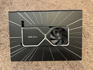 NVIDIA GeForce RTX 4070 FE Founders Edition Graphics Card - Original Box! - Afbeelding 1 van 3