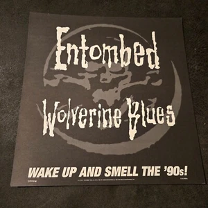 Entombed Wolverine Blues 2-Sided Promo Poster Flat (1993) – 12x12 Ultra Rare - Picture 1 of 12