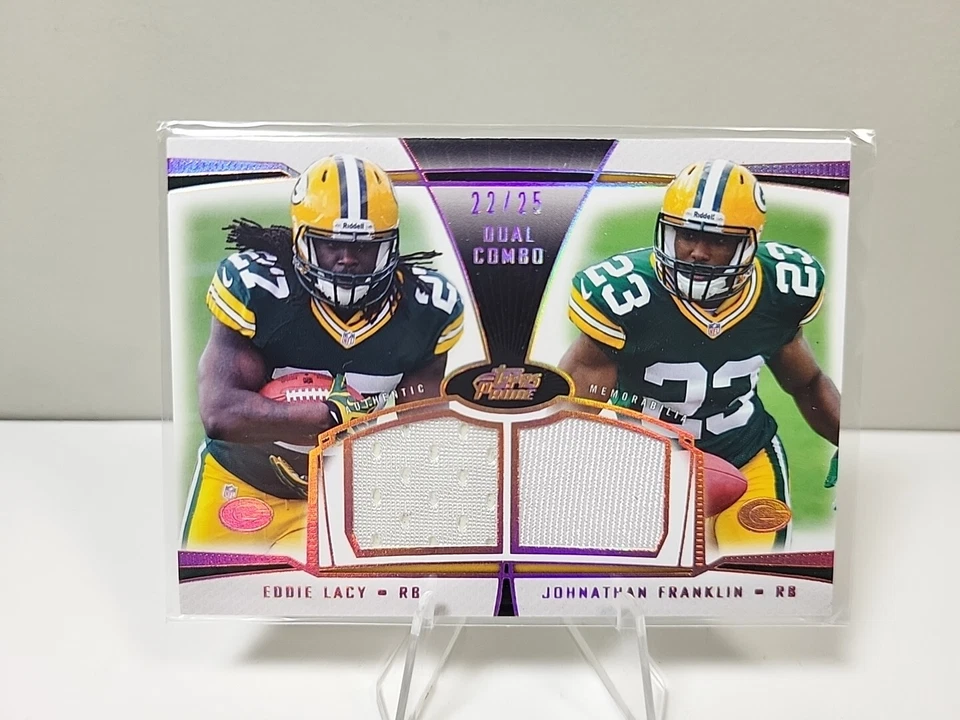 2013 Topps Prime Rainbow /25 Johnathan Franklin Eddie Lacy Rookie RC Packers  - Image 1 of 3
