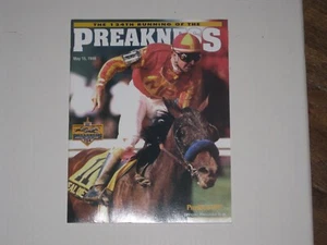 Autographed 1999 Preakness Stakes Program HOF-Chris Antley - Picture 1 of 4