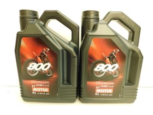 12,36€/l Motul 800 2T Off Road Factory Line 2 x 4 L Hochleistungs 2Takt Mischöl  - Afbeelding 1 van 1