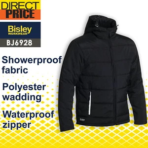 Bisley Puffer Jacket With Adjustable Hood BJ6928 - Picture 1 of 7