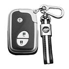 TPU Remote Key Case Cover Shell For Lexus IS250 GS300 IS220 LS460 RX350 Silver