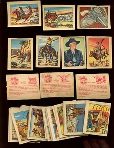 Juego completo de 36 cartas 1951 Post Cereal F278-121 Hopalong Cassidy Wild West - Imagen 1 de 1