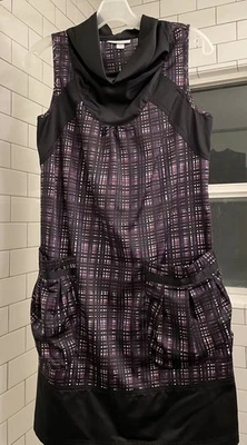 Vestido recto Richard Chai For Target púrpura negro talla S Foto 1 de 4